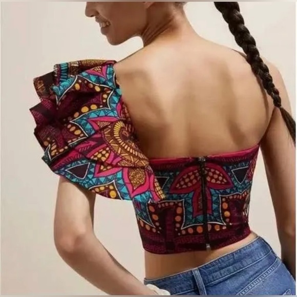 Anthropologie X Sika Motif Ruffle - Picture 3 of 6